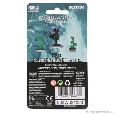 D&D Nolzur's Marvelous Miniatures: Dark Spellcaster & Flameskulls