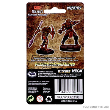 D&D Nolzur's Marvelous Miniatures: Dragonborn Male Fighter with Spear