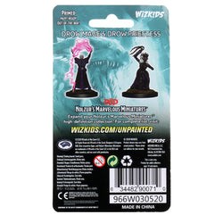 D&D Nolzur's Marvelous Miniatures - Drow Mage & Drow Priestess