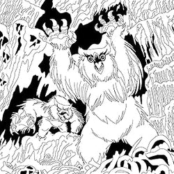 Dungeons & Dragons Adventures Outlined Coloring Book