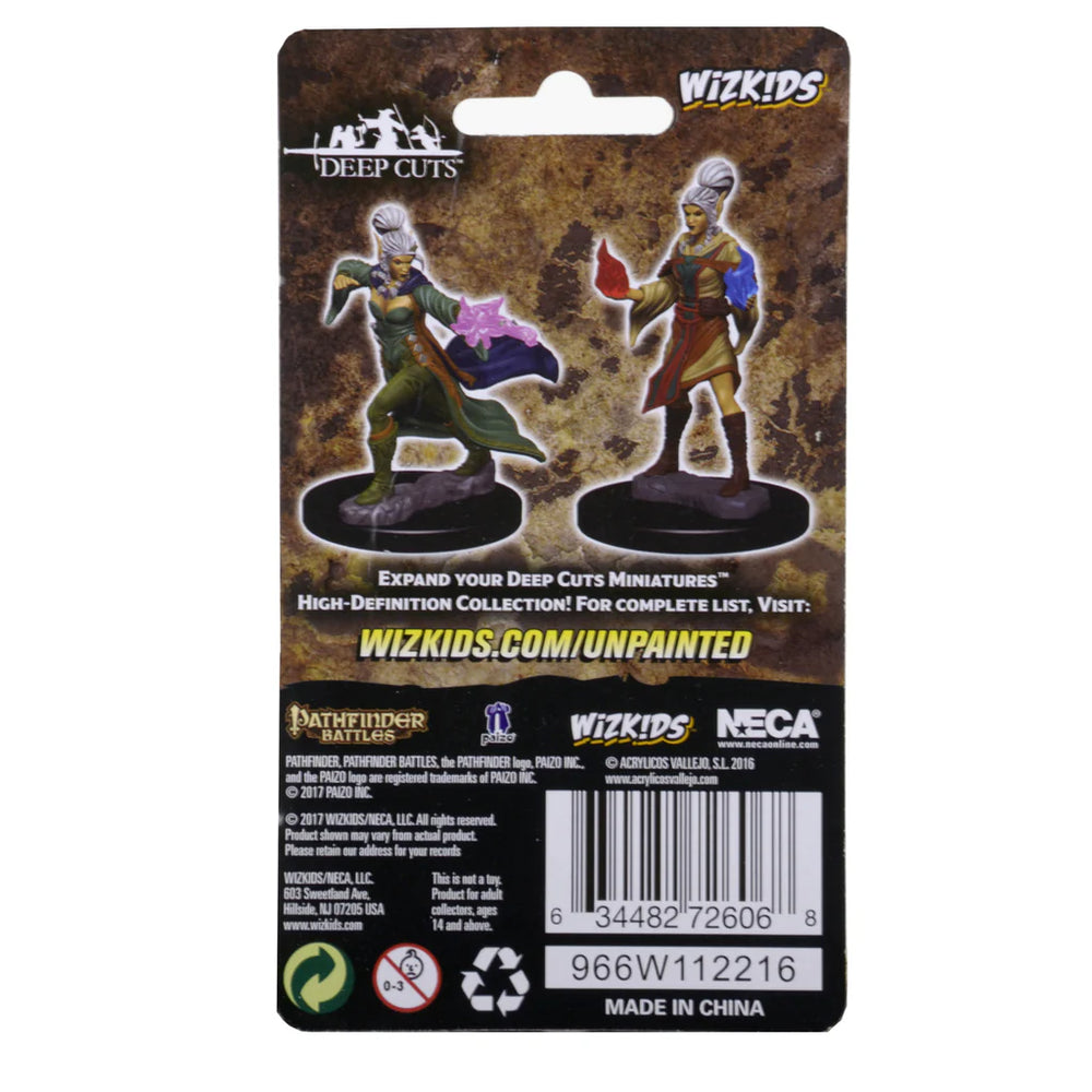 Pathfinder Battles Deep Cuts Unpainted Miniatures: Elf Female Sorcerer