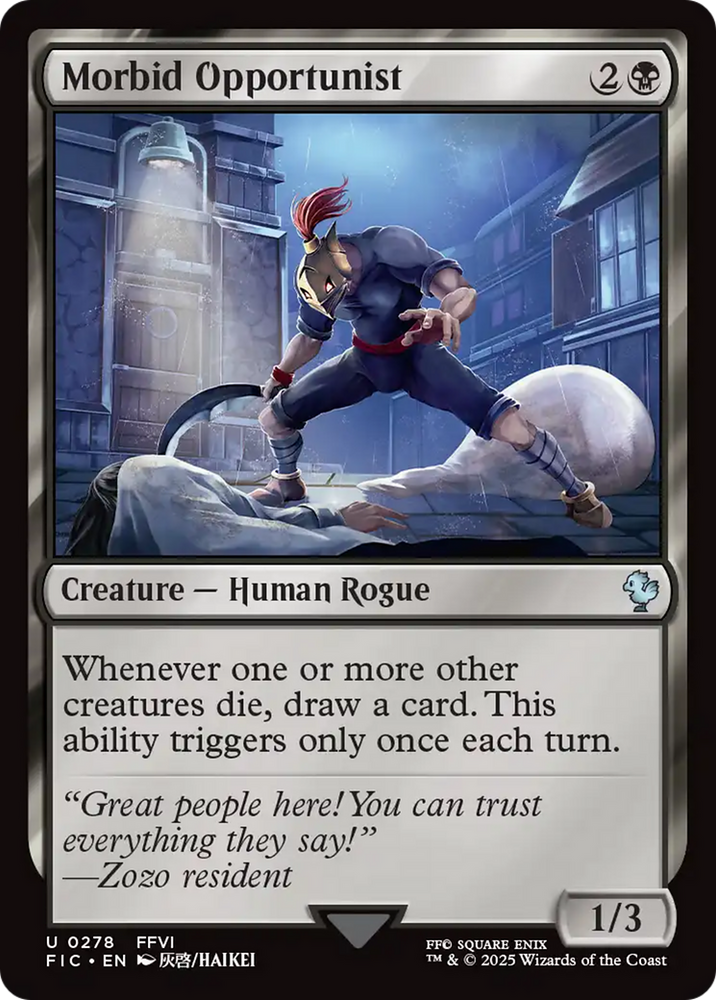 Morbid Opportunist [FINAL FANTASY Commander]