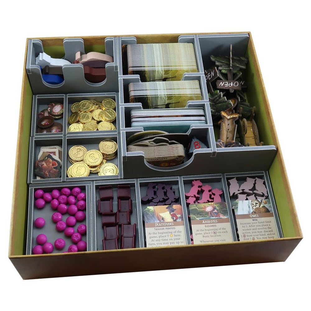 Box Insert: Everdell, Collecters Edition content, Pearlbrook, Bellfaire, and Spirecrest Expansions