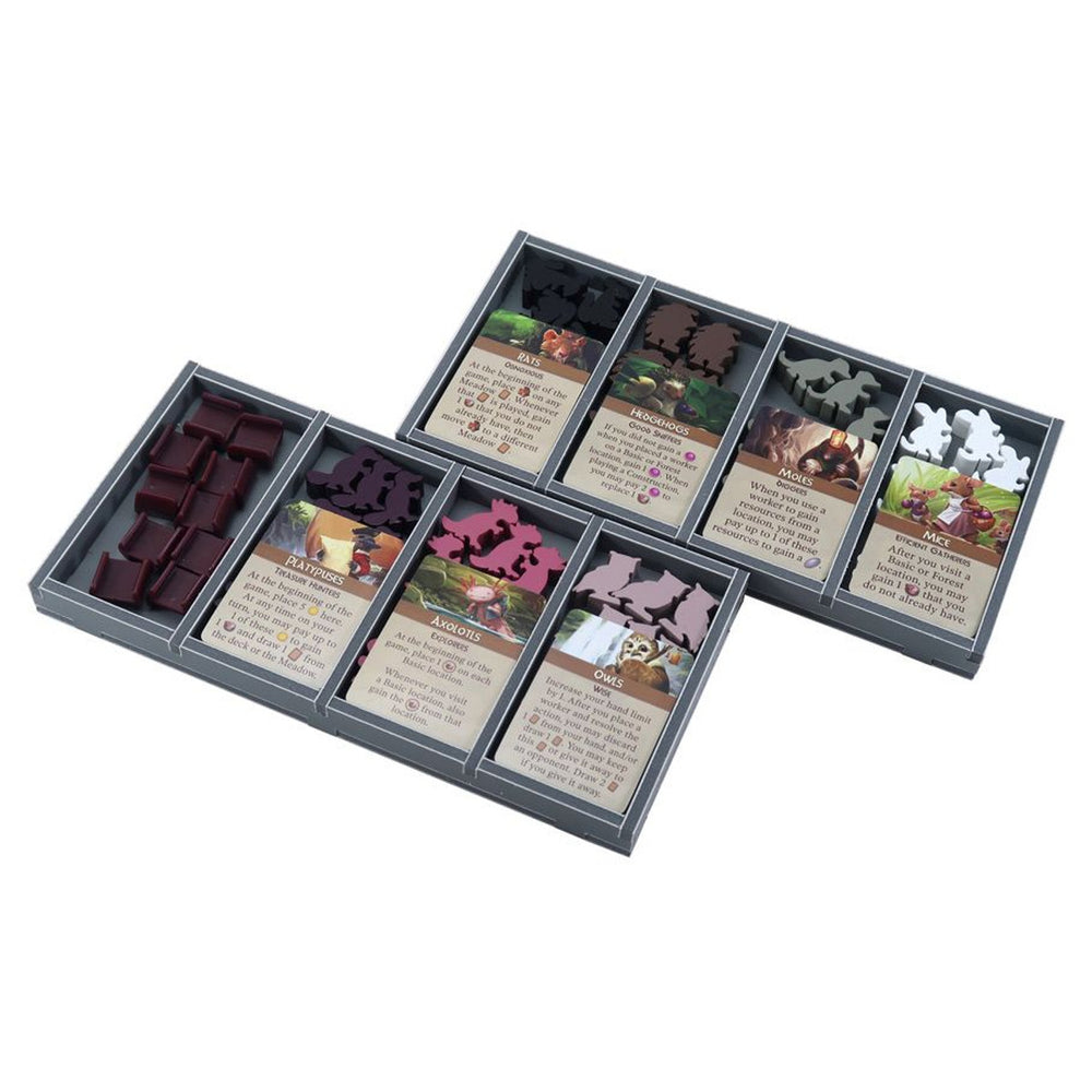 Box Insert: Everdell, Collecters Edition content, Pearlbrook, Bellfaire, and Spirecrest Expansions