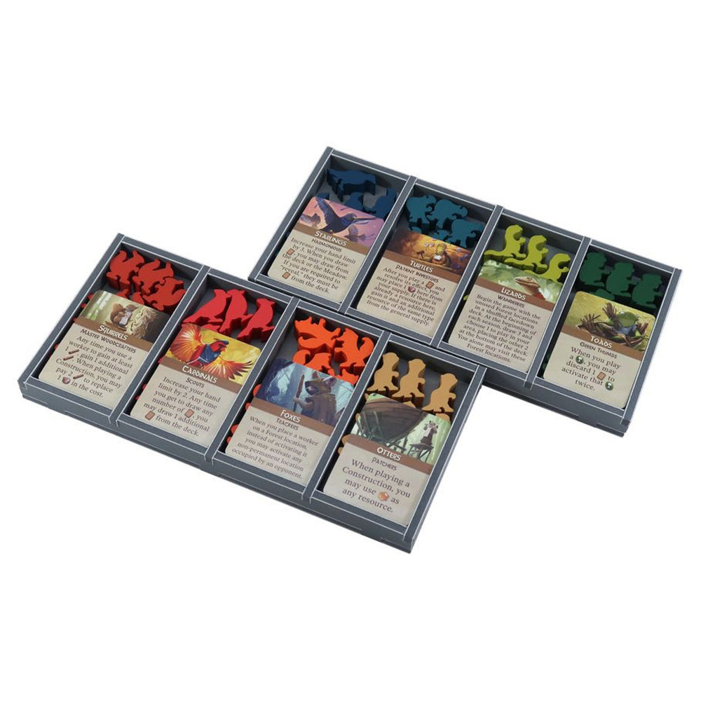 Box Insert: Everdell, Collecters Edition content, Pearlbrook, Bellfaire, and Spirecrest Expansions