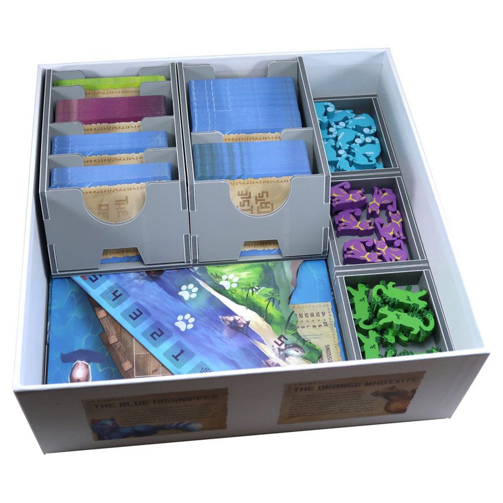 Box Insert: The Isle of Cats & Late Arrivals and Kickstarter Pack Expansions