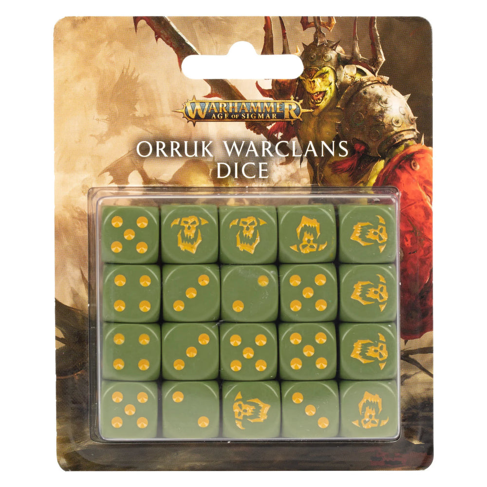 Warhammer Age of Sigmar: Orruk Warclans - Dice Set