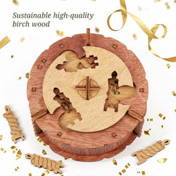 Birthday Cake - Gift Puzzle Box
