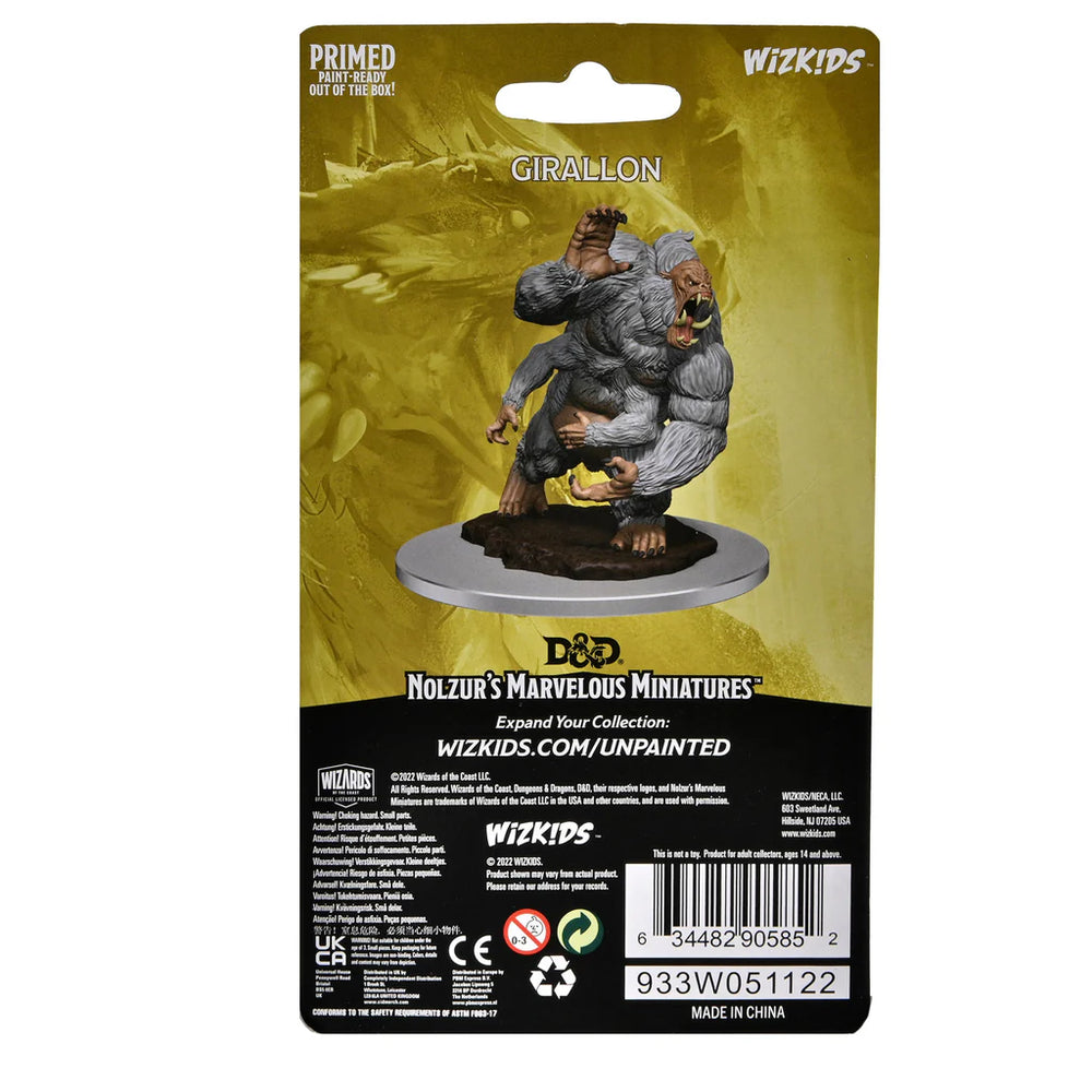 D&D Nolzur's Marvelous Miniatures: Girallon