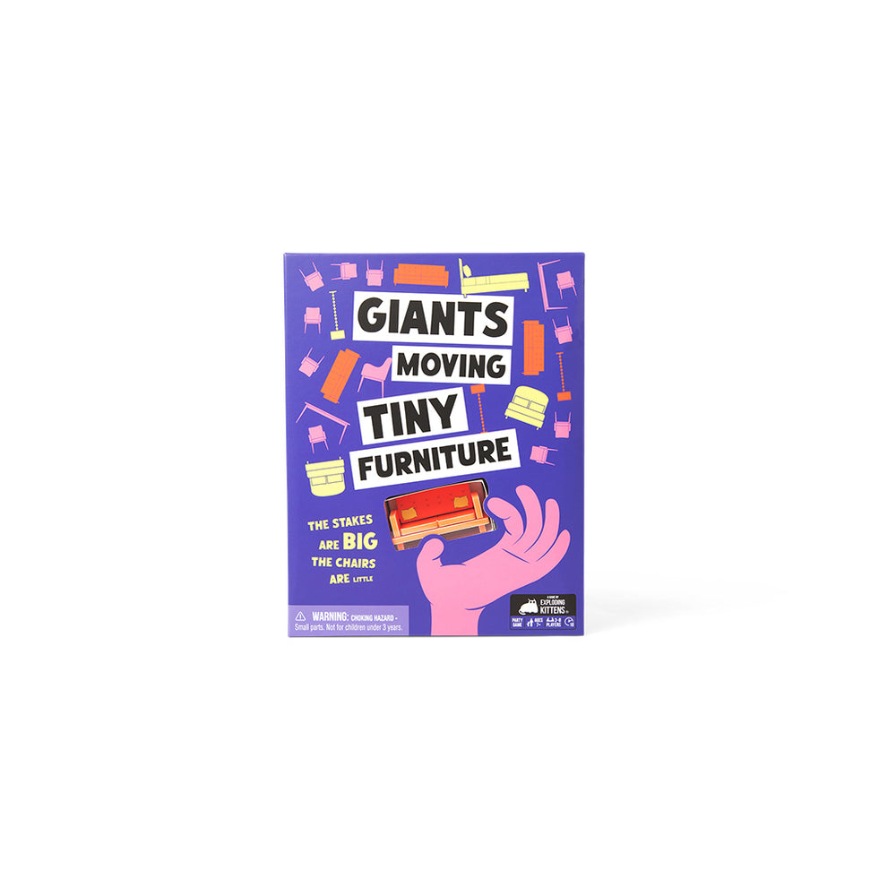 Giants Moving Tiny Furniture