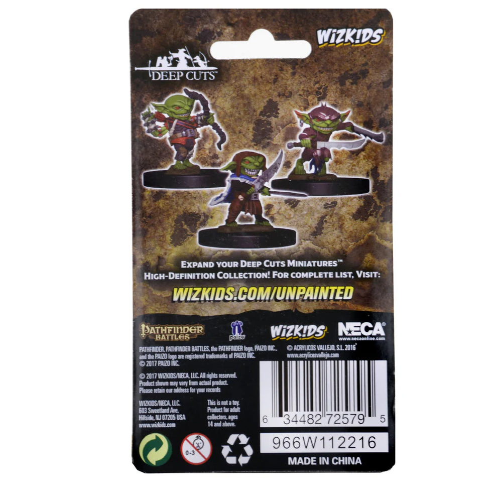 Pathfinder Battles Deep Cuts Unpainted Miniatures: Goblins