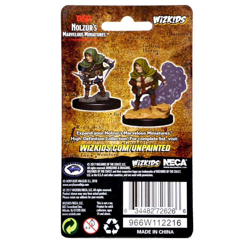 D&D Nolzur’s Marvelous Miniatures: Halfling Male Rogue