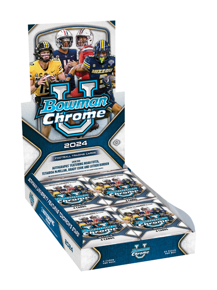 2024 Bowman Chrome University Football Hobby Box