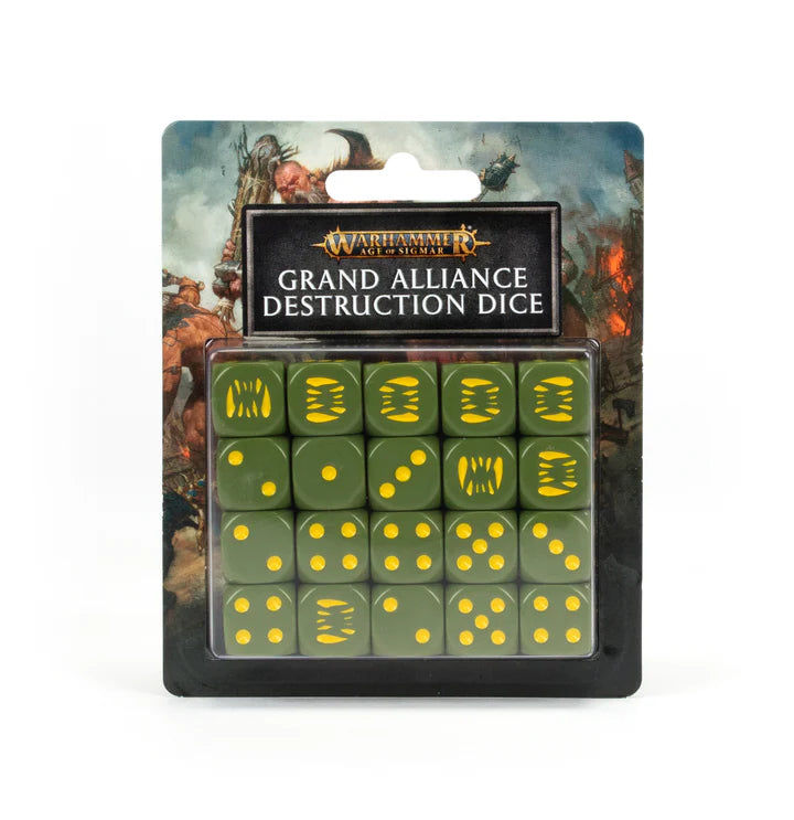 Warhammer Age of Sigmar: Grand Alliance Destruction - Dice Set