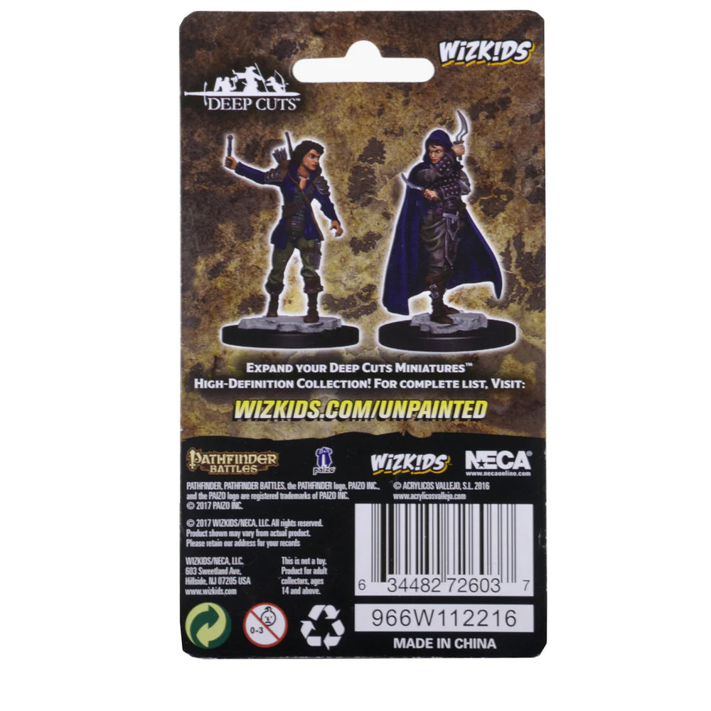 Pathfinder Battles Deep Cuts Unpainted Miniatures: Human Female Rogue