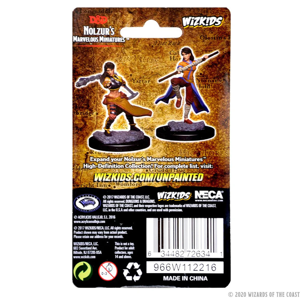 D&D Nolzur’s Marvelous Miniatures: Human Female Monk