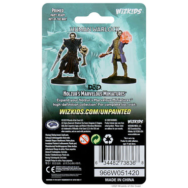 D&D Nolzur's Marvelous Miniatures - Male Human Warlock