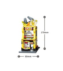 Keeppley Pokémon Street View Modular Building Block Series - Pikachu Claw Machine Shop