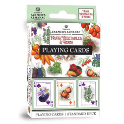 Farmer's Almanac - Fruits, Vegetables, & Herbs Playing Cards