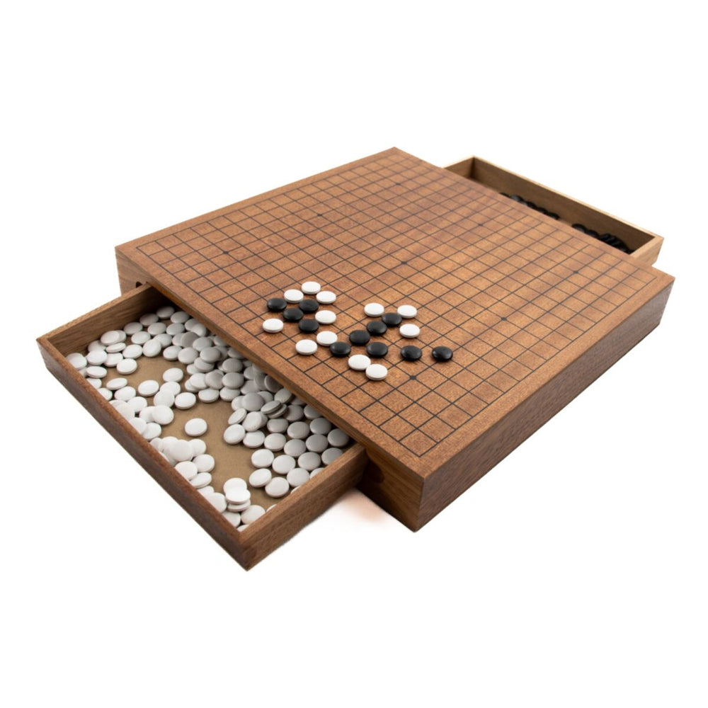 LPG Classics Wooden Weiqi / Go Set - 30 cm Board with Drawers