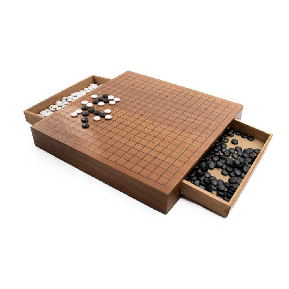 LPG Classics Wooden Weiqi / Go Set - 30 cm Board with Drawers