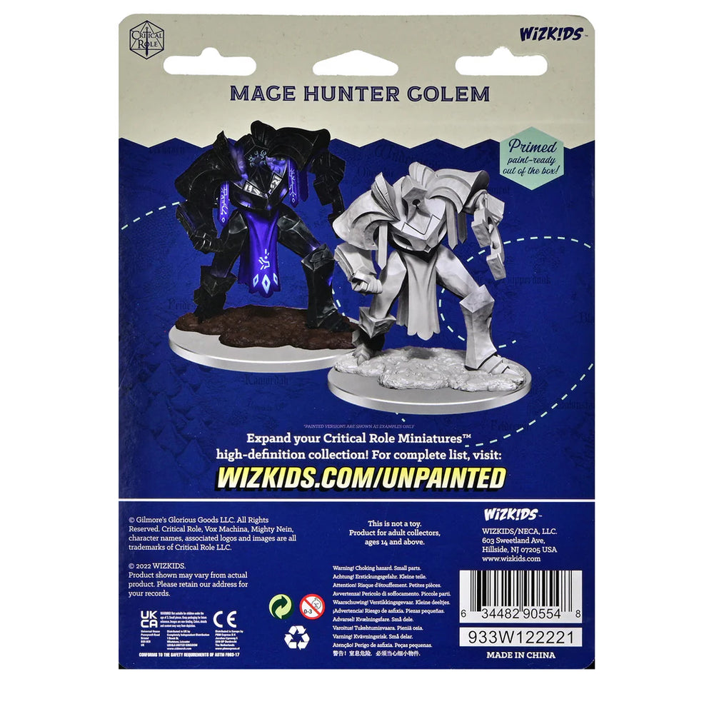 Critical Role Unpainted Miniatures: Mage Hunter Golem