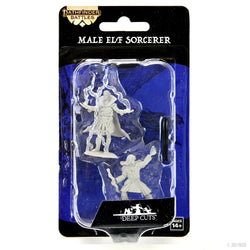 Pathfinder Battles Deep Cuts: Elf Sorcerer Male