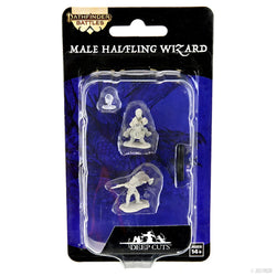 Pathfinder Deep Cuts: Halfling Wizard Male