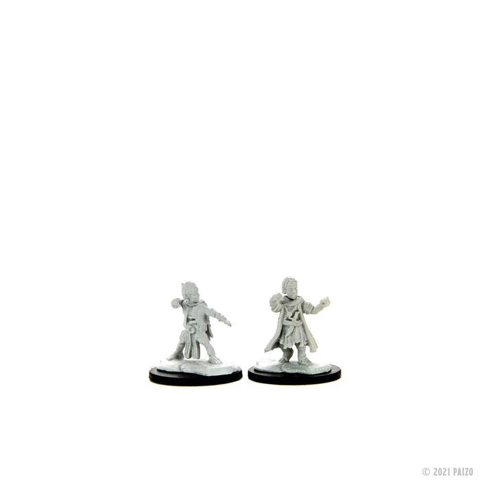 Pathfinder Deep Cuts: Halfling Monk Male