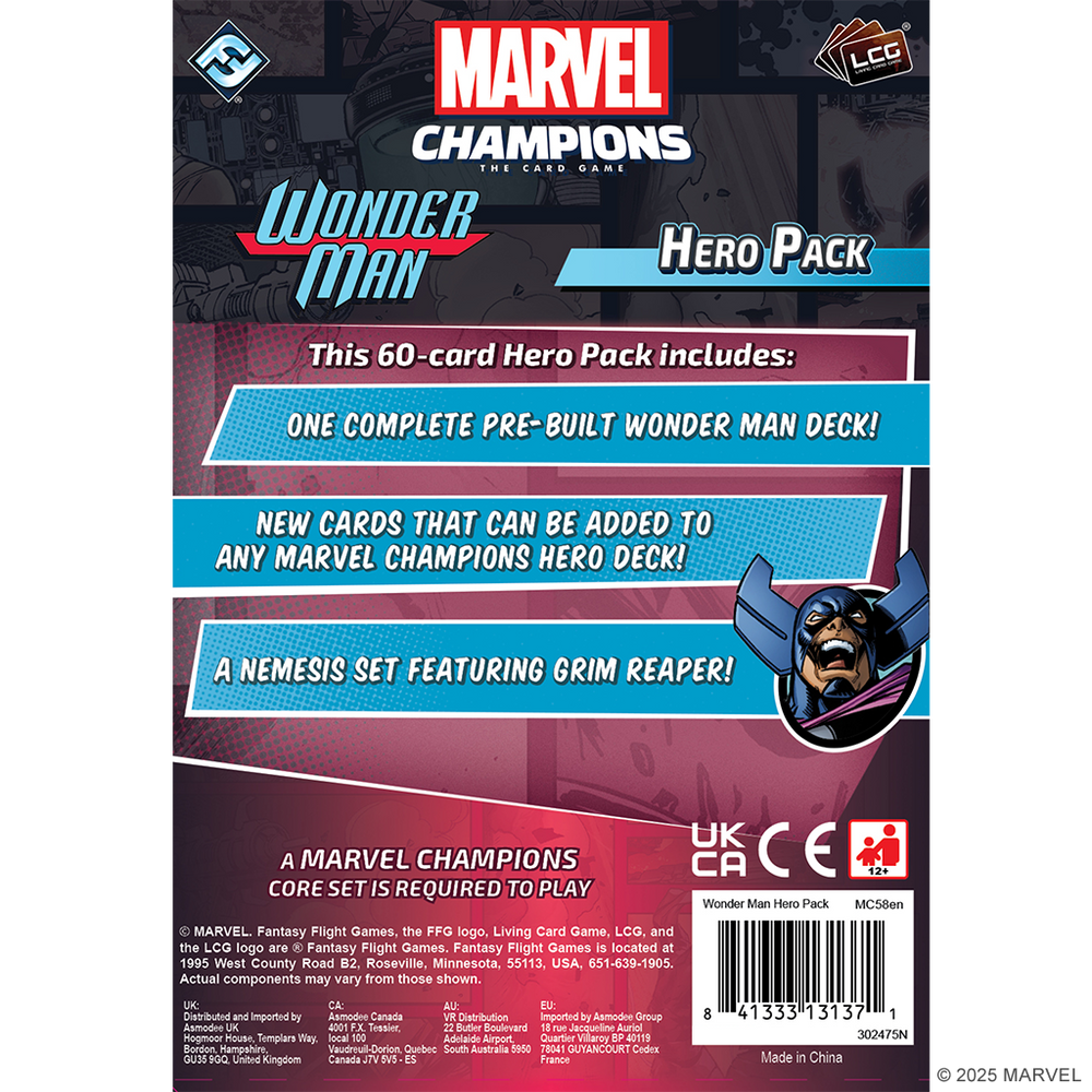 Marvel Champions: Wonder Man Hero Pack