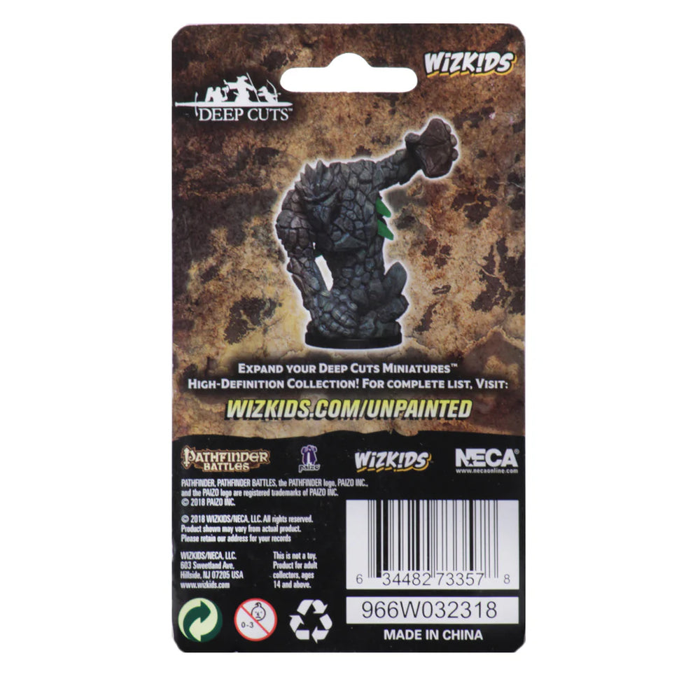 Pathfinder Battles Deep Cuts Unpainted Miniatures: Medium Earth Elemental