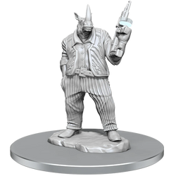 Magic: The Gathering Unpainted Miniatures: Freelance Muscle and Rhox Pummeler