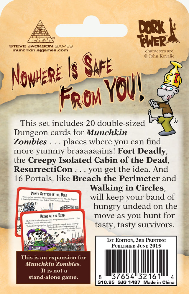 Munchkin: Zombies 3 - Hideous Hideouts