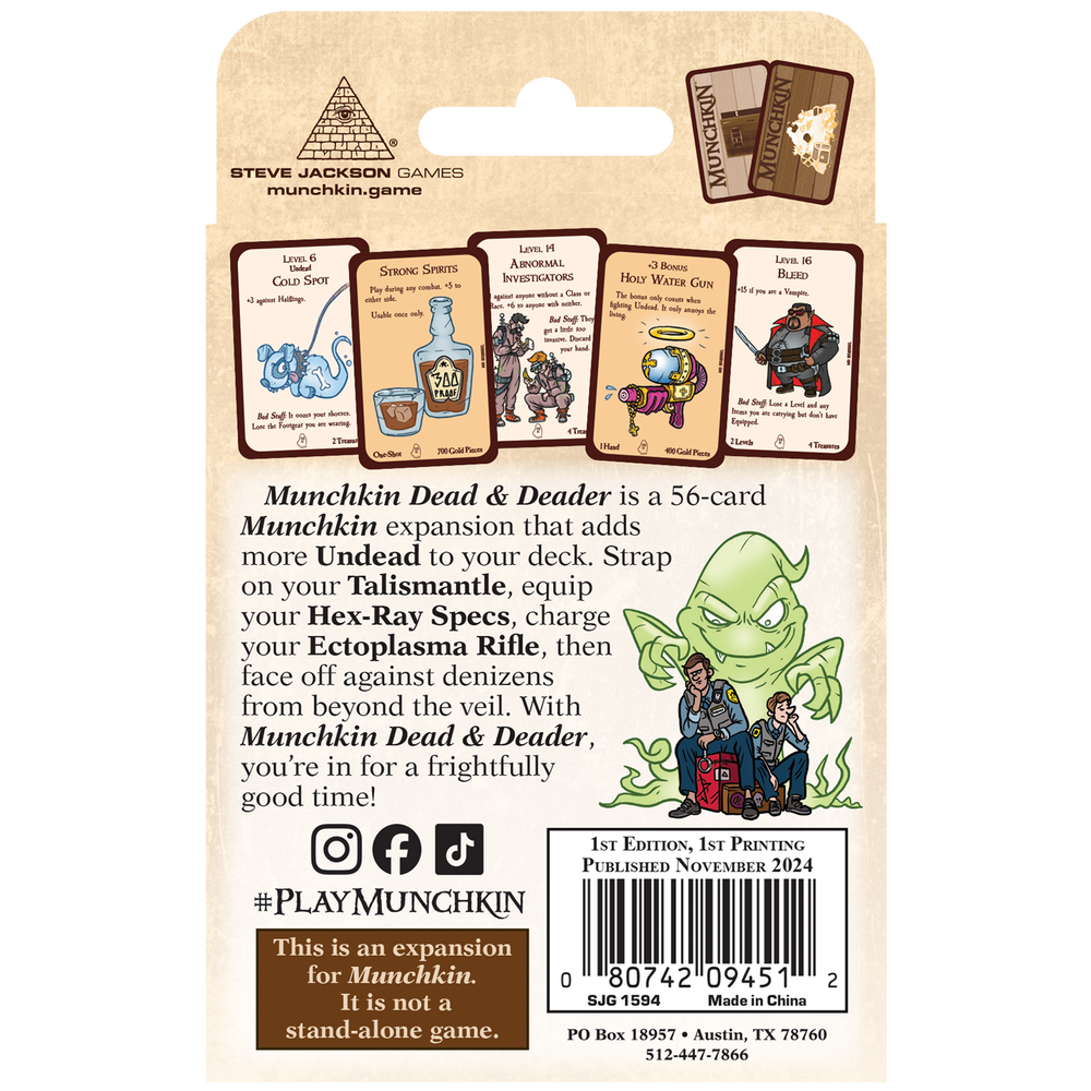 Munchkin Dead & Deader