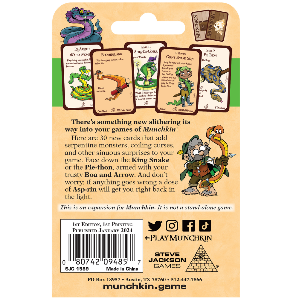 Munchkin Snakes