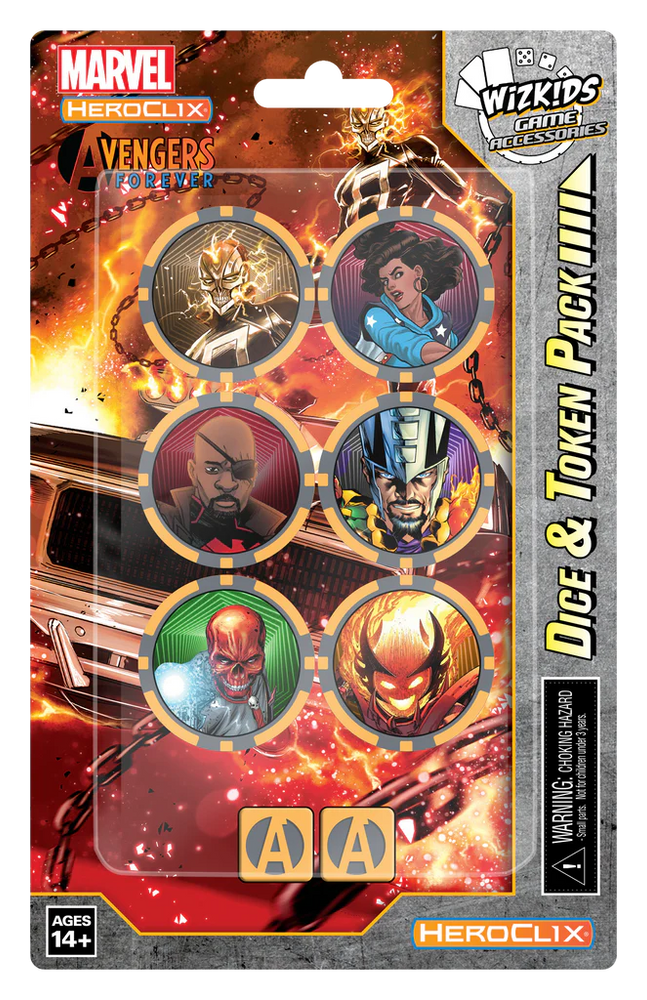 Marvel HeroClix: Avengers Forever Dice and Token Pack Ghost Rider