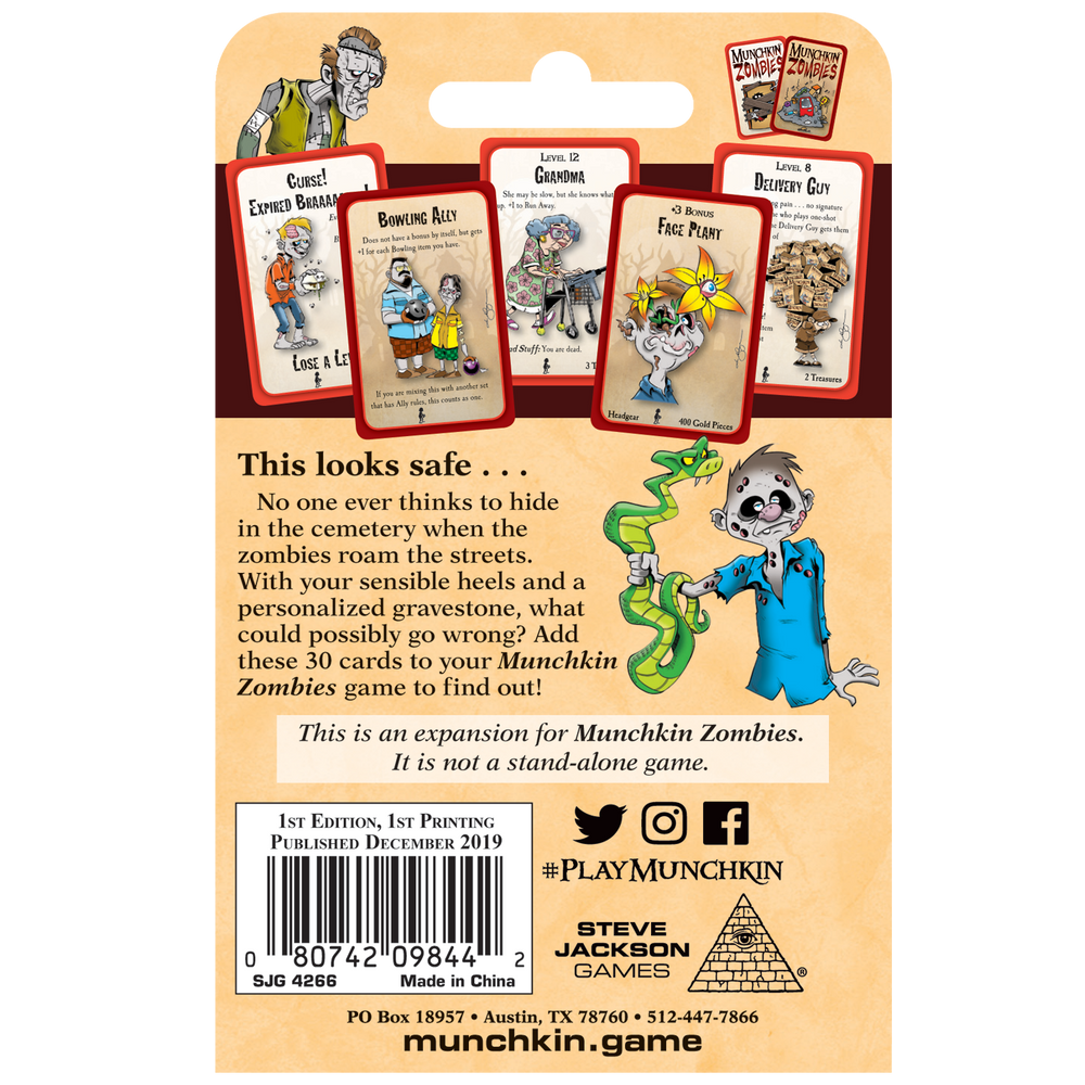 Munchkin: Zombies - Grave Mistakes
