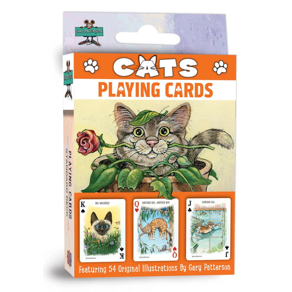 Cats Playing Cards