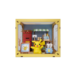 PUREMIND × Pokémon Official Licensed Mini World Vibrant Street Scene DIY Miniature Box