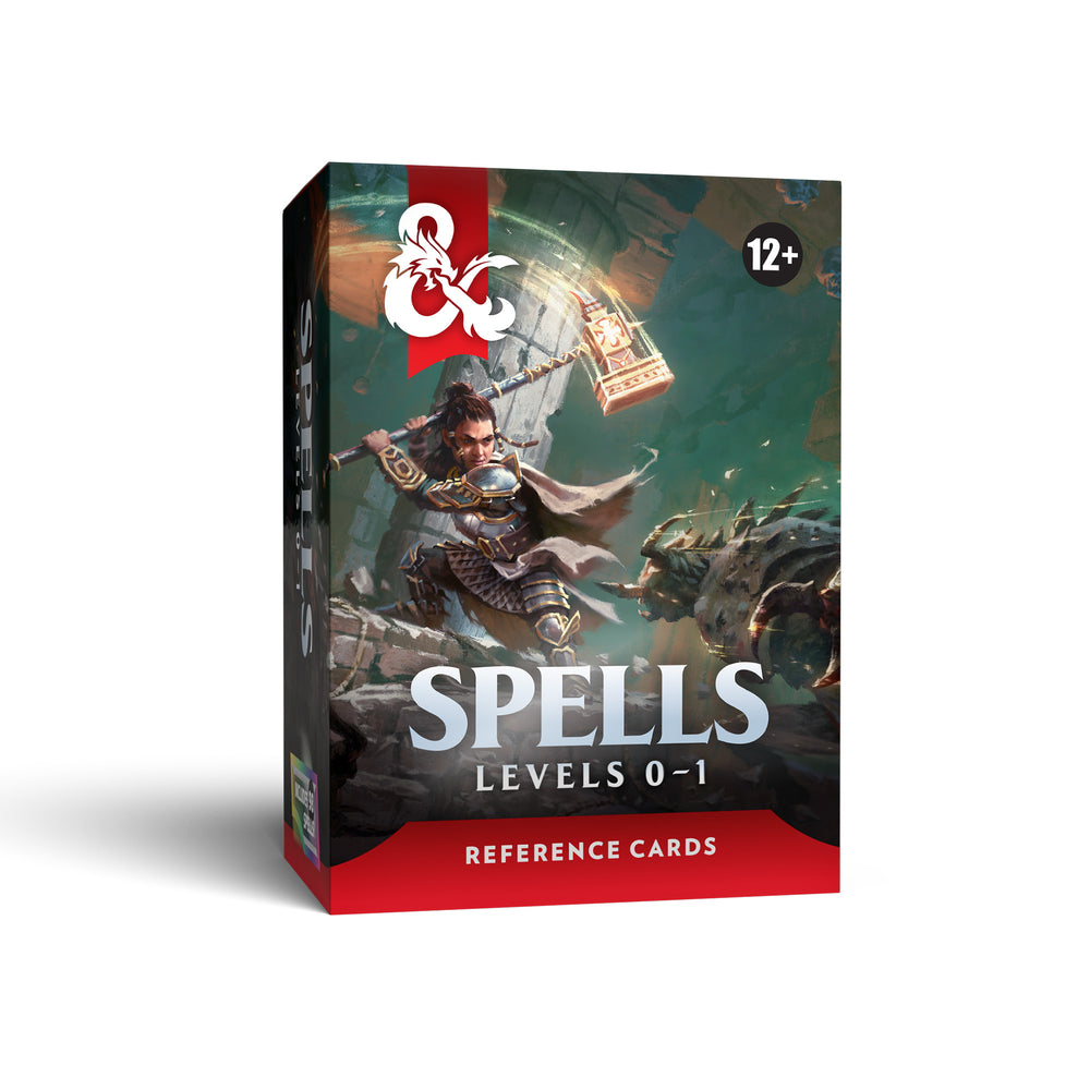 Dungeons & Dragons Reference Cards - Spells (Levels 0-1)