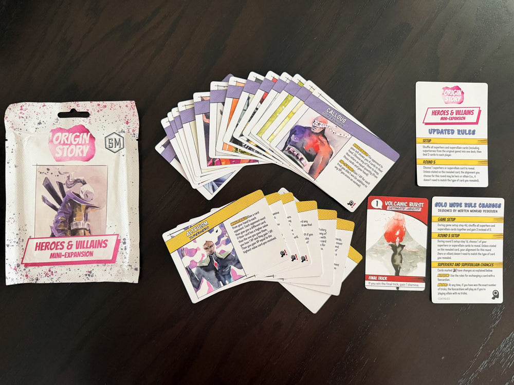 Origin Story: Heroes & Villains Mini-Expansion