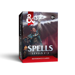 Dungeons & Dragons Reference Cards - Spells (Levels 2-3)