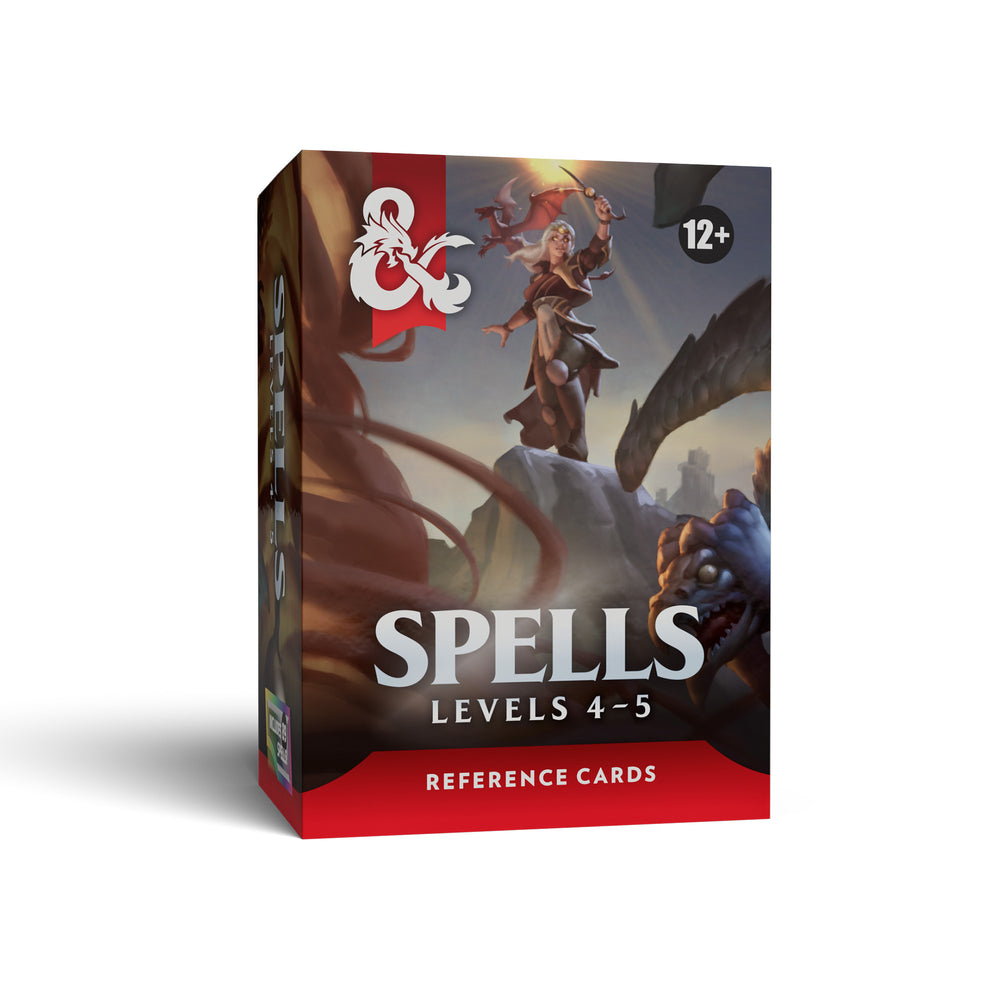 Dungeons & Dragons Reference Cards - Spells (Levels 4-5)