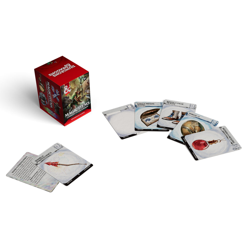 Dungeons & Dragons Reference Cards - Magic Items (Common and Uncommon)