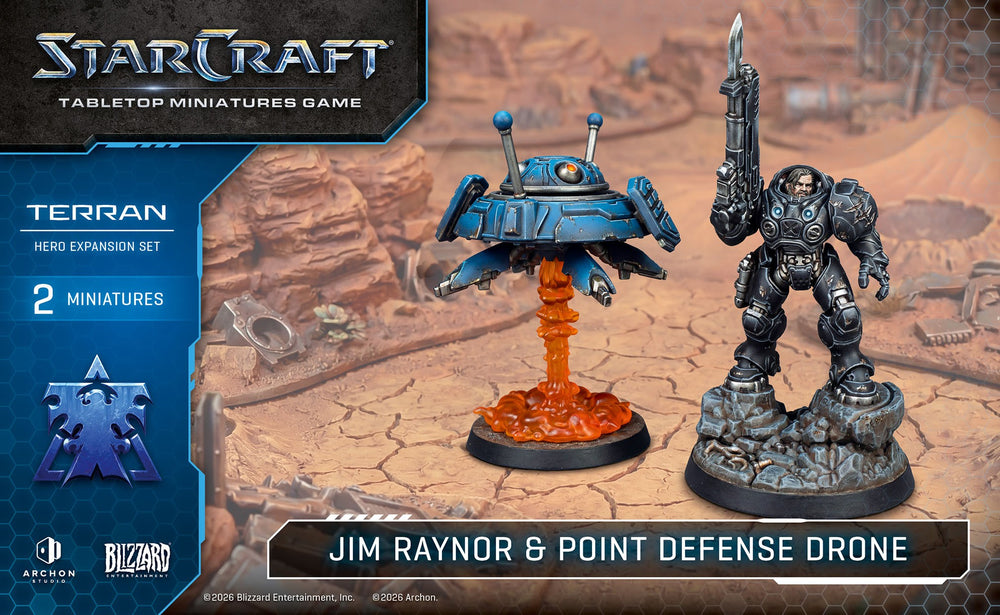 Starcraft TMG: Terran - Jim Raynor & Point Defense Drone