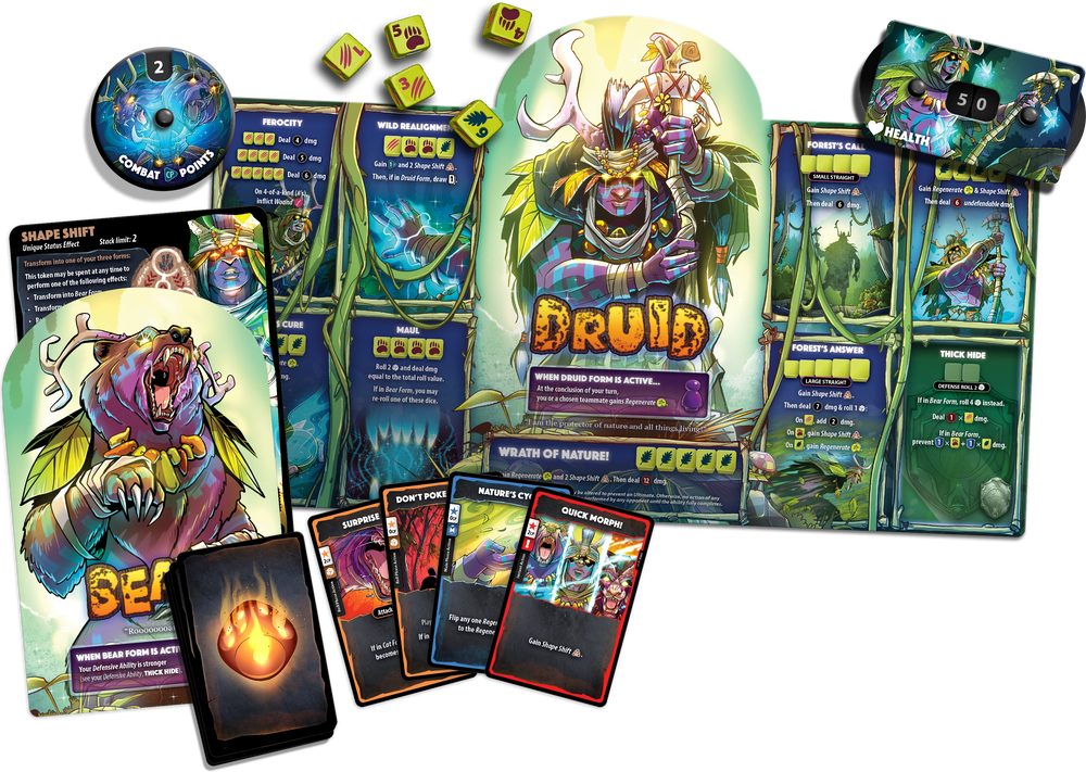 Dice Throne Hero Pack - Druid