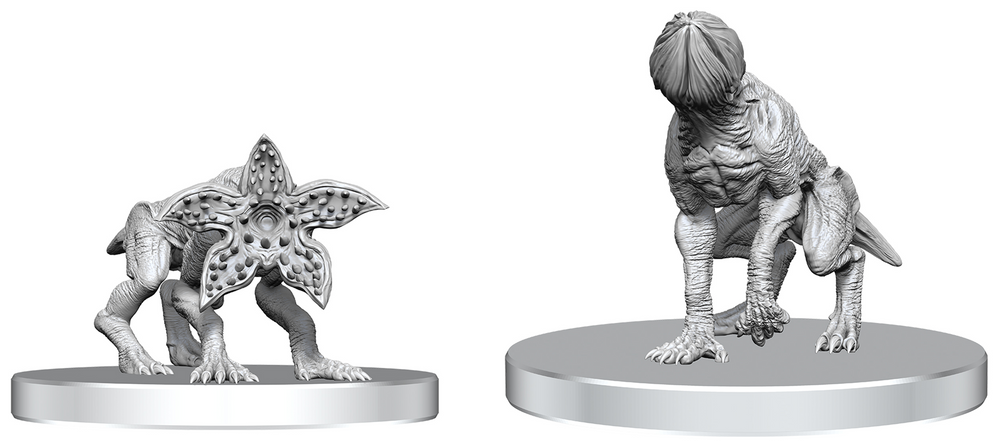 Stranger Things Unpainted Miniatures: Demodogs