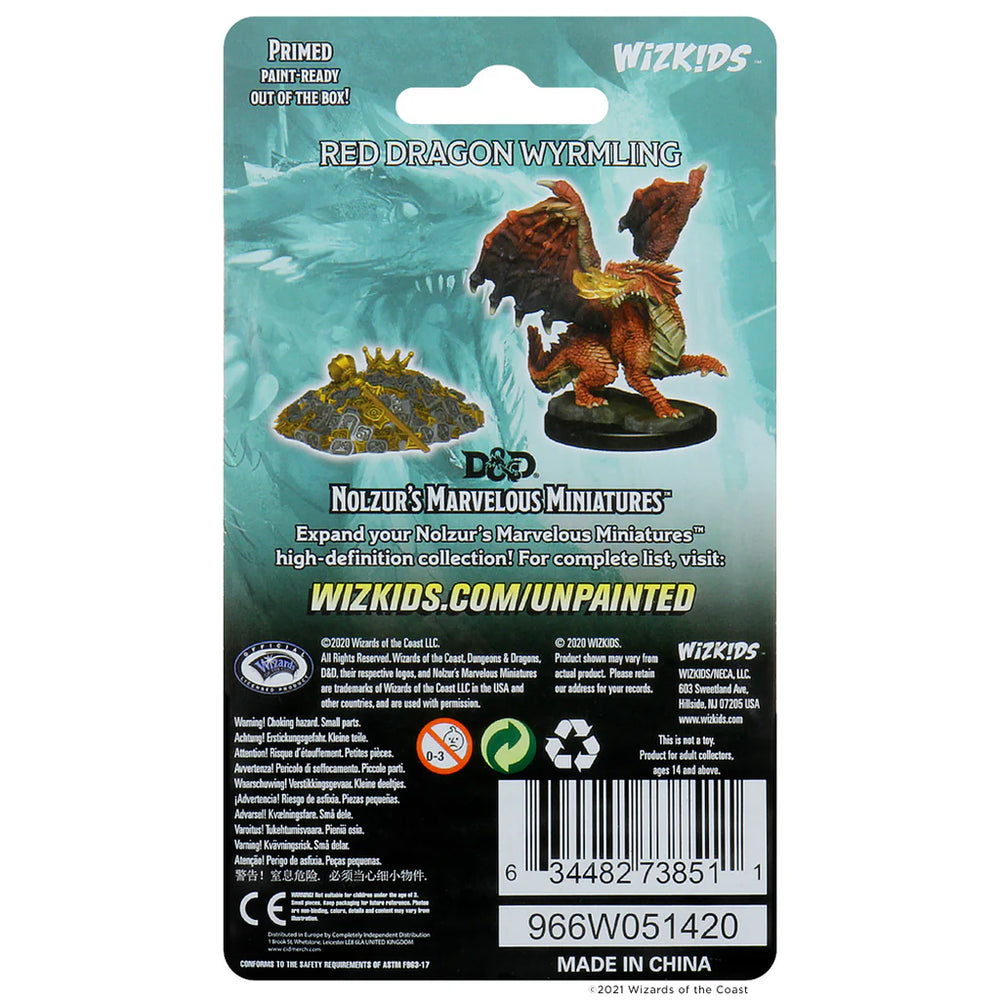 D&D Nolzur's Marvelous Miniatures - Red Dragon Wyrmling