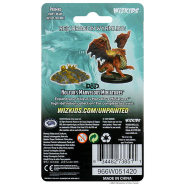 D&D Nolzur's Marvelous Miniatures - Red Dragon Wyrmling