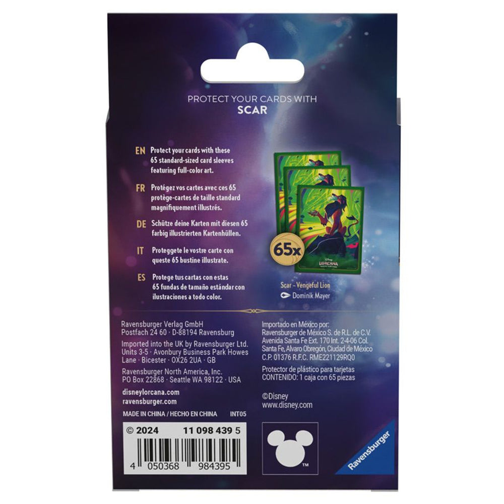 Card Sleeves: Disney Lorcana - Scar
